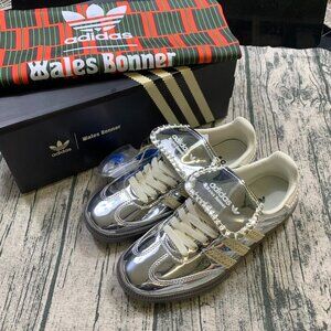 Adidas Samba x Wales Bonner Silver Metallic